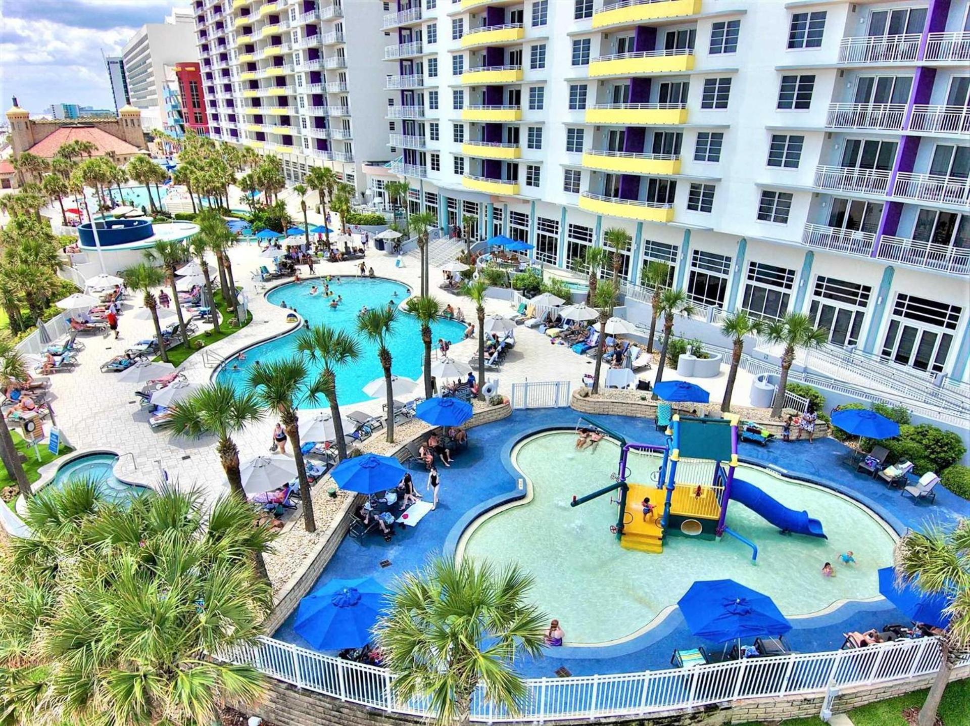 Luxury 9Th Floor 1 Bedroom Condo Direct Oceanfront Wyndham Ocean Walk Resort Daytona Beach | 906 Eksteriør bilde